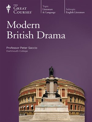 cover image of Modern British Drama